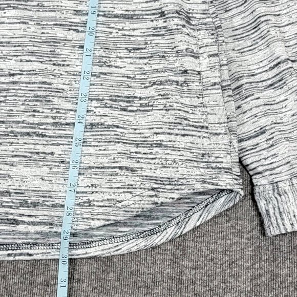 Beautiful Giant Hoodie Mens Large Heather Black Gray Pullover Sweatshirt - Picture 6 of 12